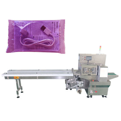 220V অনুভূমিক ফ্লো জুতো বালিশ পাউচ প্যাকেজিং মেশিন